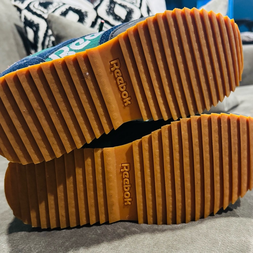 Reebok Mens Classic Ripple Concept Sample Retro Blue Green Red Size 7 - Picture 5 of 6